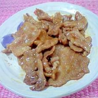 焼き肉のタレで～簡単豚の生姜焼き～